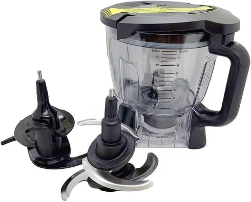 4 Blade Ninja Blender Blade Replacement Parts, Compatible with 64oz(8Cup)72oz(9Cup) Food Processor Bowl, Auto iQ