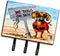 Caroline's Treasures AMB1341TH68 The Dog Beach Dachshund Leash or Key Holder - Wall Hooks, Key Hooks Holder, Coat Rack