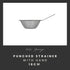 Sori Yanagi Punching Strainer, 6.3 inches (16 cm), Tsubamesanjo Stainless Steel Colander for Better Drainage and Easy