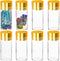 SUNNYCLUE 40Pcs Tiny Glass Storage Jars, 10ml Glass Jars with Aluminium Screw Caps, Clear Glass Sample Vials for