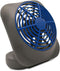 O2COOL Treva 5 Inch Battery Powered Fan - Portable Desk Fan with Compact Folding & Tilt Design, Dark Blue