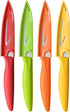 4PCS Paring Knife Set, 4 Inch Ultra Sharp Kitchen Knives with Knife Covers, German Steel, PP Plastic Handle