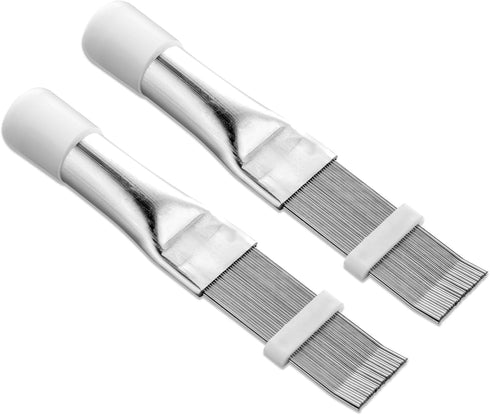 2 Pcs Air Conditioner Fin Comb, AC Fin Comb Straightener Cleaner Coil Brush for Radiator Repair