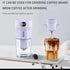 Portable Coffee Grinder and Blender, 12Oz BPA Free Personal Travel Cup, USB Rechargeable (Purple)