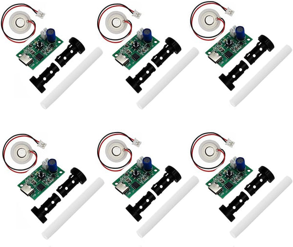 6Pcs USB Humidifier Atomization Disc Type-C Interface DC 5V Drive Circuit Board