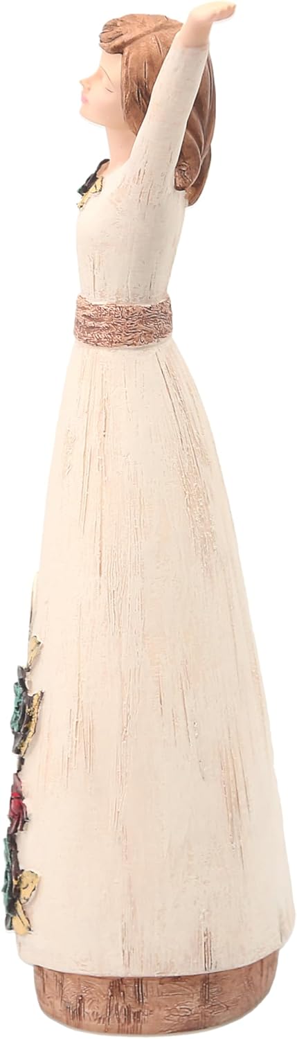 Pavilion Gift Company Simple Spirits 41007 Figurine, 7-1/2-Inch, White, Green, Tan