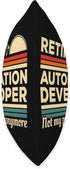 Retired Automation Developer Not My Problem Anymore Throw Pillow, 18x18, Multicolor by Automation Developer Gifts