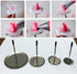 Stainless-Steel Cake Decor Baking Tools for Icing Flowers, 2 Flower Lifters and 4 Flower Nails