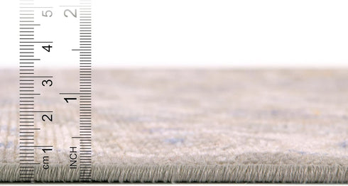 Unique Loom Whitney Collection Traditional Border Area Rug, 2' 2 x 3' 0 Rectangular, Cloud Gray
