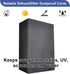Dehumidifier Dustproof Cover for Large Units, Universal Waterproof Home Appliances Cover, Black