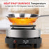 Small Hot Plate Electric Stove, 500W Portable Mini Heater for Milk, Water, and Coffee Heating (US Plug)