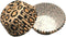 Standard Leopard Animal Print Cupcake Liners, 100 Count Wild One Toppers, Leopard Baking Cups