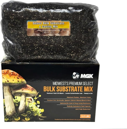 Myco Labs Premium Bulk Mushroom Substrate Mix | Fully Pastuerized | Maximum