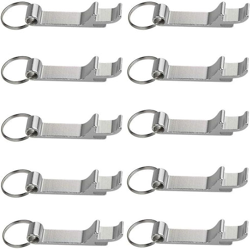 Anbers Keychain Bottle Opener, 10 Packs Mini Pocket Beer Openers