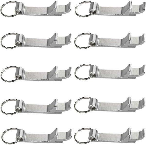 Anbers Keychain Bottle Opener, 10 Packs Mini Pocket Beer Openers