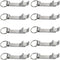 Anbers Keychain Bottle Opener, 10 Packs Mini Pocket Beer Openers