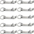 Anbers Keychain Bottle Opener, 10 Packs Mini Pocket Beer Openers