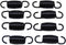 Yoogu (Pack of 8) 1-9/10 Inch Overall Length Tension Springs for Recliner Sofa Bed, Black (12 Turn)