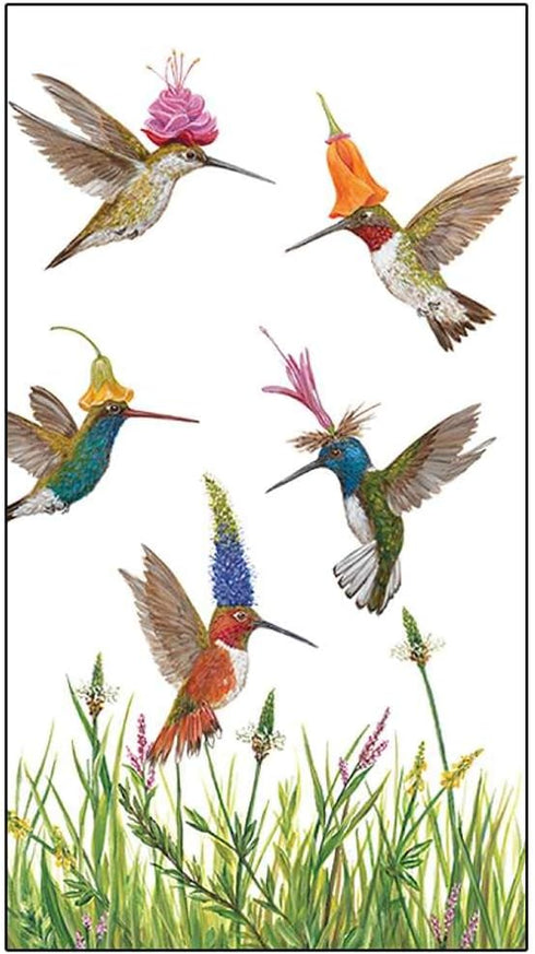 Paperproducts Design PPD Meadow Buzz Guest Towels/Paper Napkins, 5" x 8", Multicolor