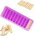 Long Strips Silicone Mold, Finger Shaped Cookie Molds, 2 PCS-10 Cavity Chocolate Rectangular Cereal Bar Molds, Ice Cube