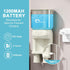 EucUctic 20.29Fl Oz 3 Mouthwash Dispenser for Bathroom - Bathroom Accessories Adjustable Dispensers Levels,Automatic