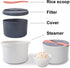 Microwave Rice Cooker, Portable High Temperature Resistant Steam Pot, Multifunctional Rice Steamer