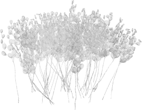 Fityle 50pcs Crystal Bud Branches Artificial Flower Twigs for Wedding Party Home Decor - White, 15cm