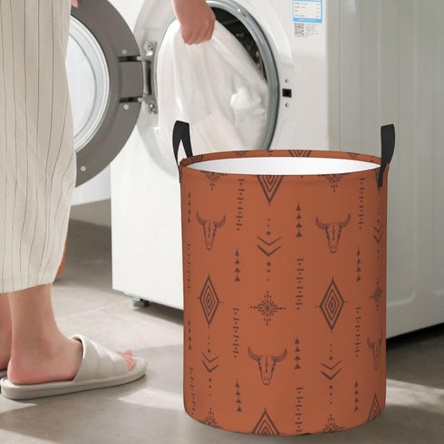Coobex Large Laundry Basket Western Boho Home Decor Laundry Hamper With Handles Collapsible Laundry Baskets Waterproof