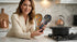 Set 2-9" 100% Handcrafted Turkish Ceramic Spoon Rest of Large Spoon Holder for Stove Top - Lead-Free & Heat Resistant