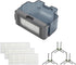 Robot Vacuum Replacements Parts for Lefant M210/M213/M210b, Okp K2 K2p K3 K4 K5 L1, Vacuum Dust Pan, Side Sweep Edge