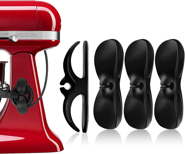 4 Pack Cord Organizer for Appliances, Stick On Cord Holder for Small Kitchen Appliances, Blenders, Coffee Maker, Air