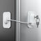 Refrigerator Lock 2 Packs, Easy to Use Fridge Locks with Key, Silicone Wire Protection for Kids