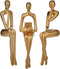 XINXUAN Gold Statue Home Decor - Modern Bookshelf & Desk Decor - 3