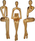 XINXUAN Gold Statue Home Decor - Modern Bookshelf & Desk Decor - 3