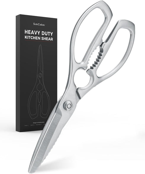 Kitchen Scissors, Forged Stainless Steel Heavy Duty Kitchen Shears, Dishwasher Safe Cooking