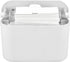 Countertop, Compact Paper Towel Dispenser Single Sheet Dispensing with Built-in Spring, Visible Window, Easy Top