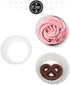 qiqee 500pcs Foil Cupcake Liners - Standard Size Thick & Sturdy Baking Cups in 10 Colors