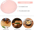 CALLARON Plastic Cutting Board, Round Kitchen Chopping Board with Hanging Hook, Non-Slip