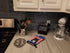 Caroline's Treasures BB2157OVMT American Flag and French Bulldog Oven Mitt - Heat Resistant, Kitchen Mitt for Hot Pans