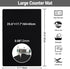 Ewen 25.6x17.7 Inch Large Silicone Kitchen Counter Mat, 2MM Thick Heat Resistant Protector for Appliances
