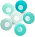 Melamine Bowls with Lids - 15oz 5-inch Cereal/Salad/Prep Bowls, Set of 6 Assorted Colors, Shatter-Proof and BPA Free