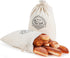 2-Pack Linen Bread Bags for Homemade Bread & Sourdough, 12x17.5 Inch Unbleached