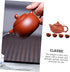 1 Set Purple Clay Teapot Set, Travel Chinese Tea Set with Teapot and Cup for Grace Tea Ceremony Accessories