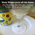 Regency Wraps Fabric Stem Wraps, Pack of 12, White, Elegant Table Decor for Stemmed Glass Bases