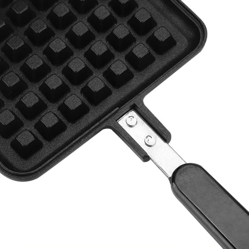 Mini Waffle Maker Pan, Nonstick Coating Waffle Baking Mold Plate for Stovetop Belgian Waffle Sandwich Toaster