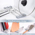 Tomorotec Adjustable Over-The-Sink Kitchen Rack for Dishcloths, Sponges, Bottles and Brushes - Heat-Resistant Stainless