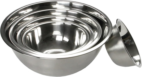 Chef Craft Brushed Mixing Bowl, 3-Quart Stainless Steel