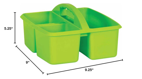 Teacher Created Resources Lime Plastic Storage Caddy