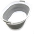 SAMMART 28L (7.4 gallon) Collapsible Plastic Laundry Basket-Oval Tub/Basket - Portable Washing Tub, Water capacity: 22L