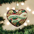 Old World Christmas 2021 First Christmas Heart Glass Blown Ornaments for Christmas Tree